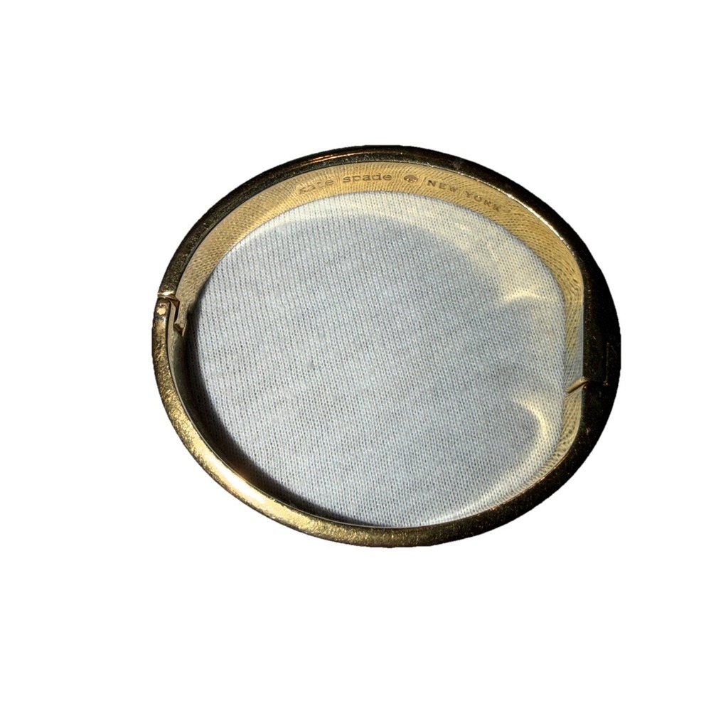 Kate Spade New York Good As Gold Logo Bangle Bracelet Women's Fashion Jewelry - Picture 4 of 9
